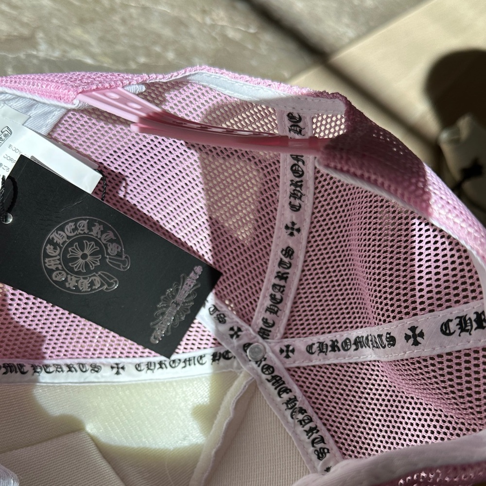 NWT Chrome Hearts Baby Pink Trucker Hat - Picture 6 of 6
